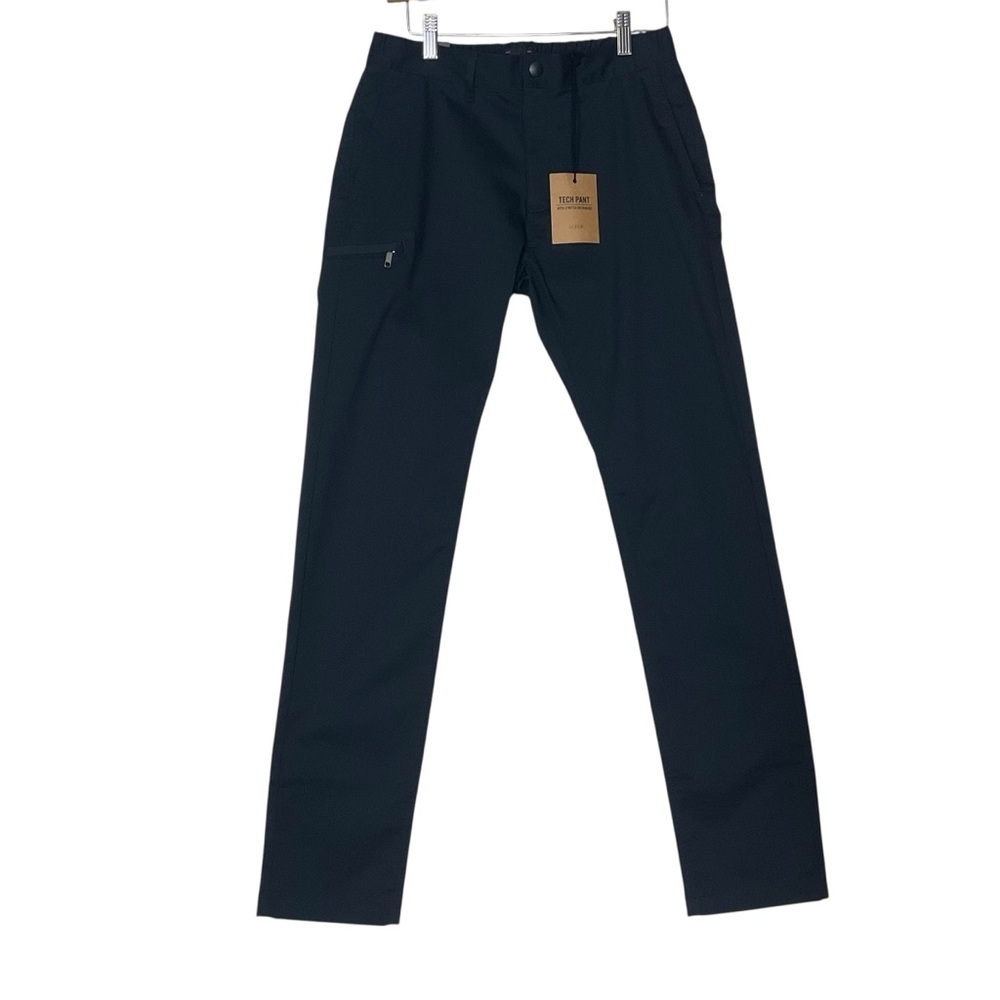 J CREW sz 29x32 Men's Tech Pants 484 Slim Stretch Pockets Deep Navy Blue NWT